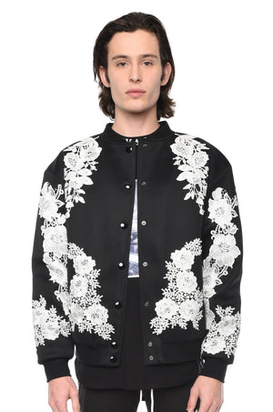 LIMITED EDITION APPLIQUÉ JACKET - BLACK - ZYARI