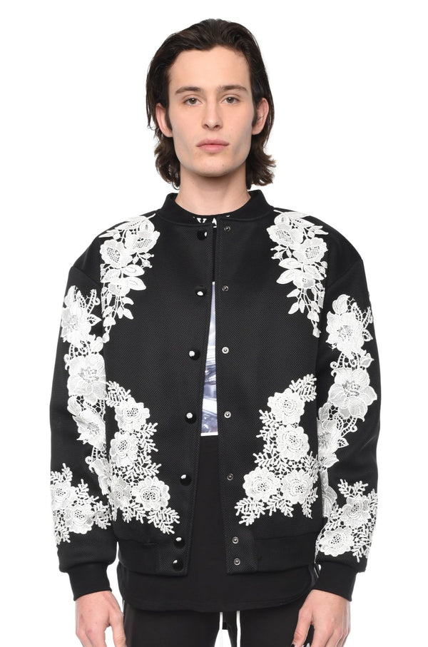 LIMITED EDITION APPLIQUÉ JACKET - BLACK - ZYARI